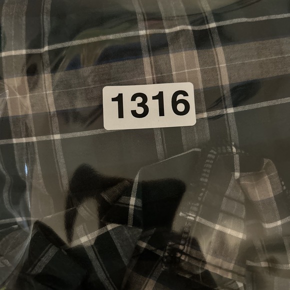 Wrangler Pearl Snap Western Shirt Men Size 4XL Green Plaid Short Sleeve Rodeo - Picture 8 of 8